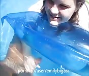 Public hand job
