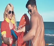 Lifeguards grieve a swimmer... unconventionally.
