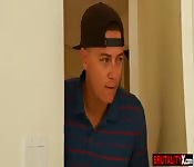 Arab teen stepsister catches stepbro