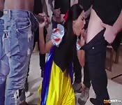 They dump cum in her mouth